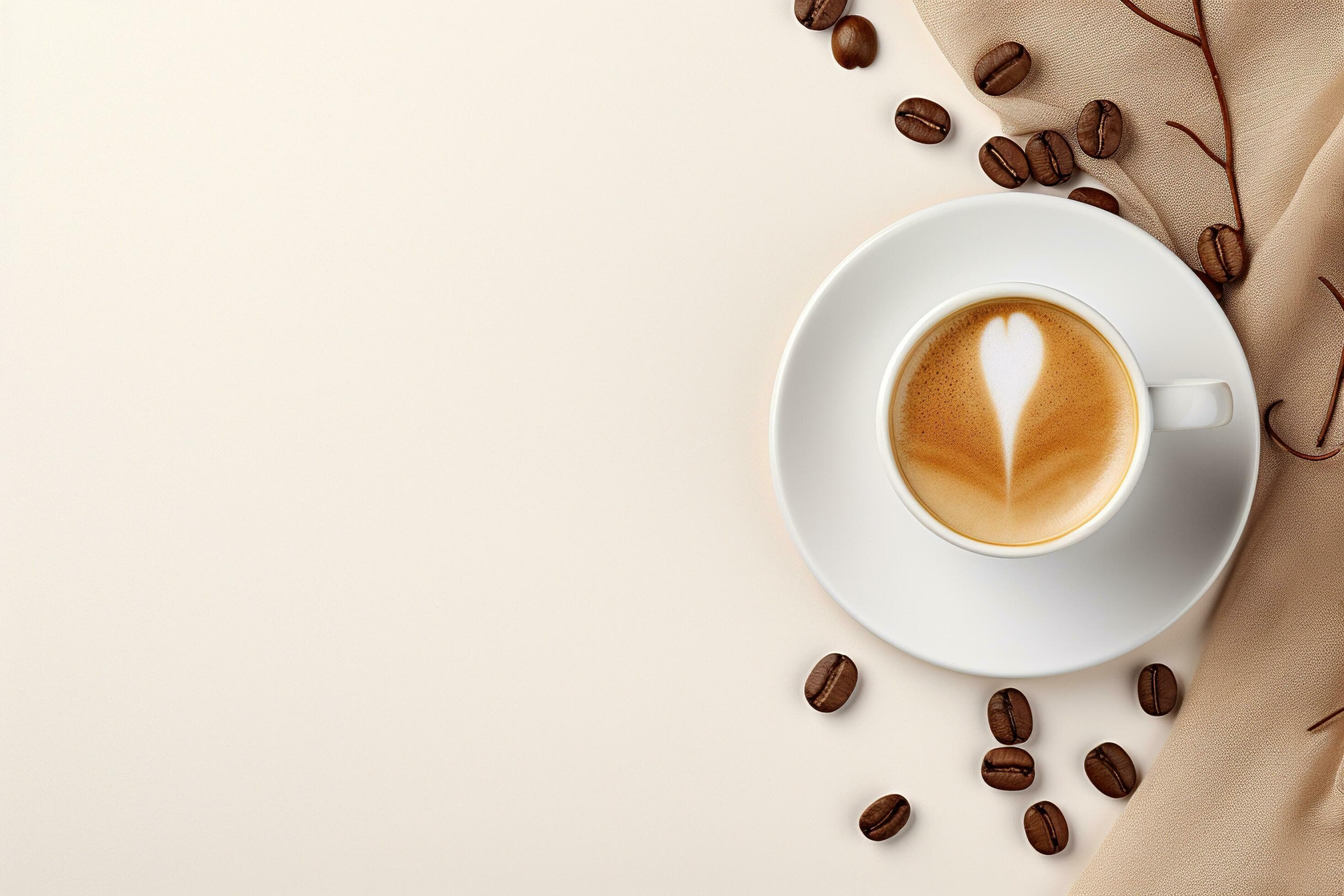 Coffee beans background